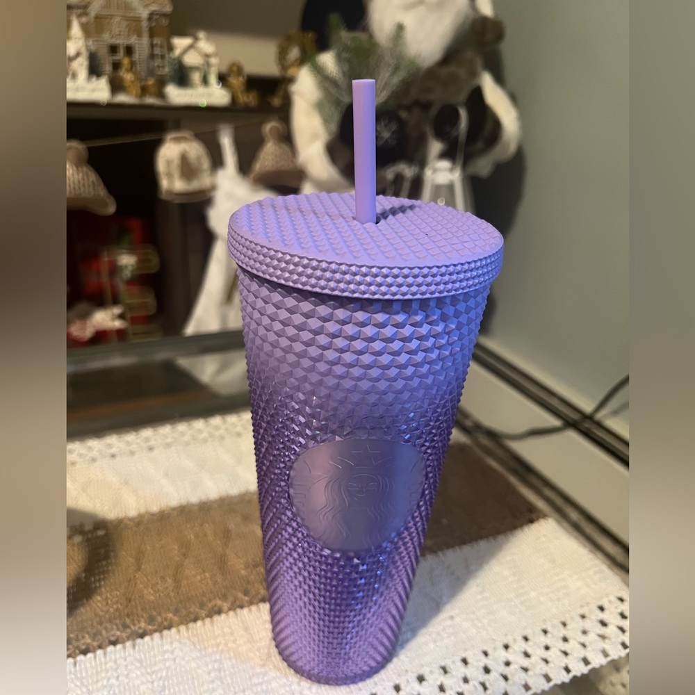 Purple Bling 24Oz Starbucks Tumbler